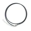 Hebilla de Peso Personalizada de 1.5/2.0 Cuerda de Cera Coreana Collar Cuerda Cuerda para Colgante Negro Hombres y Mujeres Accesorios de Joyería DIY Venta al por Mayor