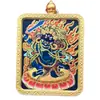 Pingente Thangka Tridimensional de Dupla Face Long Wuye Pintado à Mão Ouro Oito Guardiões Benmingfo Caixa Gawu Cartão Buda para Levar