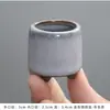 Maceta Mini de Cerámica Extra Pequeña del Tamaño de un Pulgar, Maceta Transpirable de Gres Morado para Bonsái de Punta de Dedo, Maceta Retro de Estilo Simple para Suculentas