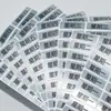 Pegatinas de Etiquetas Semanales de Plata Asiática: Lunes a domingo, dividido en períodos de tiempo, validez de una semana, pegatinas de clasificación impermeable