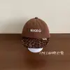 Gorro de Bebé Estilo Coreano Modelo Otoño e Invierno Letra Ala Suave Pana Gorra Pico de Pato Cortavientos Cálido para Niños Gorra de Béisbol para Bebé