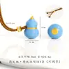 Loja de Ouro Mesmo Estilo Acessórios DIY Banhados a Ouro Colar com Pingente de Cabaça de Sete Peças para Mulheres, Corrente de Clavícula Versátil Exquisita Retro da Moda