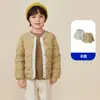 Jaqueta de Penas Infantil para Meninos e Meninas, Novo Casaco de Inverno para Crianças Maiores, Nova Roupa de Inverno 2026 para Bebês