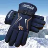 Luvas de Algodão Masculinas de Inverno, Quentes e de Veludo, Antiderrapantes, Estilo Coreano, Itens de Segurança para Ciclismo, Luvas Anticongelantes para Exterior, Quentes e à Prova de Frio