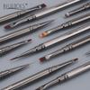 Transfronterizo Nuevo Set de 12 Piezas de Varilla Metálica Color Pistola Pluma de Manicura Cuadrado Grande Redondo Pluma de Fototerapia Pluma de Línea Fina para Salones de Uñas