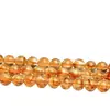 Pirámide de Letra Dorada Citrino Natural de Cristal Cuentas Sueltas Pulsera de Cristal Amarillo Torre Pulsera del Tazón del Tesoro Montaña de Mil Capas