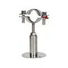 Braçadeira de Tubo Ajustável de Aço Inoxidável 304 com Suporte Telescópico de Tubo para Chassi Código do Tubo Braçadeira de Tubo Braçadeira de Tubo Suporte de Tubo Braçadeira