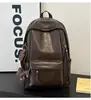 Feidu-5118 Versión Coreana Retro Ins Mochila Retro Gran Capacidad Casual Estudiante Bolsa Escolar Deportes al Aire Libre Viaje