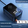 Bomba de Ar Sem Fio para Carro Bomba de Ar Portátil para Carro Elétrica para Pneu de Carro Bomba de Ar de Alta Pressão Inflador