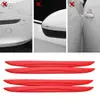 4 Peças / Conjunto Protetor Universal Anti-Risco Protetores de Para-choque Protetor de Borda de Porta de Carro Adesivo de Proteção para Retrovisor Tira Protetora