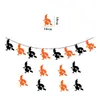 Especial transfronterizo para la nueva decoración de Halloween banderín festival de fantasmas ambiente de fiesta accesorios de diseño bandera de fieltro