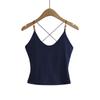 Camisola informal con cuentas, extra corta, sexy, estilo europeo y americano, para primavera, 7562-25