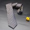 Corbata para Hombre Formal Negocios Atada a Mano 7cm Rojo Azul Marino Moderna Nueva Forma de Flor Accesorios Tienda de Trajes Boda Novio Fotografía