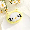 En stock peluche de caricatura gatito peluche clip para el pelo DIY pasador para el pelo accesorios broche de peluche colgante venta al por mayor combinación