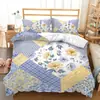 AliExpress Amazon Comercio Exterior textil para el hogar cama tres piezas flor flor dibujo impresión digital funda de edredón generación pelo