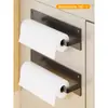 Imán de Refrigerador Estante de Almacenamiento Magnético Lateral Cesta Colgante Simple Caja de Almacenamiento Multifuncional Pared de Cocina Colgante Cesta de Metal sin Perforación