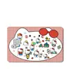 Sticker para Tarjeta de Crédito de Dibujos Animados Transfronterizo Sanrio Hello Kt Cat Yugui Dog Tarjeta de Metro Tarjeta de Comida Sticker para Tarjeta Bancaria