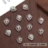 Accesorios de arte para uñas transfronterizos, cruz de estilo oscuro, joyería de aleación retro de moda, nuevas decoraciones metálicas para arte de uñas