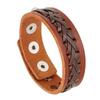 Joias de exportação de comércio exterior europeu e americano pulseira larga de couro punk pulseira de couro estável pulseira de couro vintage trançada