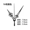 Manecillas negras para relojes DIY de punto de cruz, manecillas de reloj color dorado, reloj de cuarzo, accesorios para reloj de pared, manualidades con manecillas de reloj