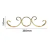 Aço Inoxidável 304 Estilo Europeu Peças Florais para Porta Escada Varanda Grade de Proteção Pátio Rede Antifurto Decoração Flor Artística SOS