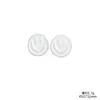 Cara Sonriente Transparente para Aliviar el Estrés de Resina Accesorios Pequeños Hechos a Mano DIY Pegamento de Crema Funda de Teléfono Imán para Refrigerador Hebilla de Zapato Accesorios de Decoración