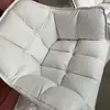 Silla de manicura de lujo ligero para influencer, respaldo, maquillaje, hogar, dormitorio, habitación, tocador, silla de comedor simple, taburete