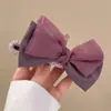Grampo de Cabelo de Tecido Fofo para Mulheres, Grampo de Cabelo de Alta Qualidade para a Parte de Trás da Cabeça, Grampo de Bico de Pato Grande Acessório de Cabelo