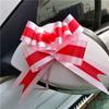 Habitación de Boda Decoración de Coche de Boda Dragón Rojo Grande Doble Felicidad Mariposa Flor Grande para Tirador de Puerta de Coche Bola de Flor Perezosa de Doble Capa para Coche Secundario