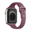 Correa de silicona delgada de tres eslabones adecuada para Apple Watch 9 10 S11 iWatch Pulsera ultrafina