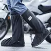Cubrezapatos de lluvia impermeables, engrosados, resistentes al desgaste, antideslizantes para hombre, cubrezapatos de lluvia de tubo alto, zapatos de agua de tubo largo para mujer, cubre pies para botas de lluvia