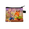 Nuevo Artículo Más Vendido Zootopia 2 Monedero Infantil Mini Almacenamiento Cartera Pequeña Lindo Portátil Soporte para Tarjeta de Llave