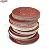 Disco de lijado de terciopelo trasero de 5 pulgadas y 8 agujeros arena roja venta caliente transfronteriza 125 mm lijadora de aire hoja de lijado de flocado hoja de napado fabricante