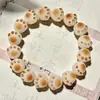 Arroz Glutinoso Roxo Esculpido Bodhi Pulseira de Mão Garra de Gato Pulseira de Estudante Pingente Conta de Bodhi Placa de Contas Pulseira de Brincar Venda por Atacado