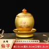 Copo de Oferenda de Liga para Buda, Copo de Oferenda para Altar Doméstico para Deus da Riqueza, Copo de Oferenda para Purificação de Água de Guanyin, Copo de Água Benta para Salão Budista
