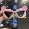 Gafas de Sol Polarizadas para Niños Orejas Grandes Ratón Violento Niños y Niñas Gafas de Silicona Geniales Protección UV Gafas de Sol de Silicona