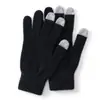 Luvas 100% Caxemira Pura para Homens e Mulheres, Inverno Acolchoadas Quentes Tela Sensível ao Toque Dedos Divididos Elegantes para Deslocamento Luvas de Tricô de Caxemira