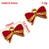 Pingente de Peixe Borboleta Flor em Aço Inoxidável Colorido com Gotejamento de Óleo Pingente de Colar Estilo DIY Acessórios de Joia