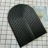 Bandeja de Madera Maciza para Uso Doméstico, Bandeja de Almacenamiento para Aromaterapia de Madera de Haya, Bandeja para Té de la Tarde y Café, Accesorios Fotográficos de Ondas de Agua