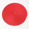 Jogo Americano de PP Jogo Americano Redondo Tecido Impermeável à Prova de Óleo Isolante Tapete de Mesa Amazon Explosivo Multicolor Opcional
