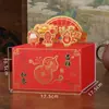Caja de Empaque para Dulces de Turrón de Año Nuevo con Forma de Copo de Nieve y Frutos Secos Crujientes Caja para Dulces y Galletas Caja de Regalo para Hornear Chocolate