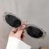 Gafas de Sol Ovaladas New Retro Transfronterizas Europeas y Americanas de Moda Anti-UV Fotografía Callejera Adelgazantes de Gama Alta Polarizadas
