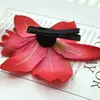 Grampo de Cabelo de Flor Artificial Transfronteiriço Grampo de Orquídea Clipe de Peça Única Noiva Madrinha Flor de Cabelo Acessórios de Cabelo para Férias na Praia