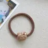 Scrunchie de Cetim Plissado Cor Sólida de Alta Qualidade Estilo Coreano, Elástico Elegante de Alta Elasticidade para Rabo de Cavalo, Corda de Cabelo Simples Elástica