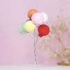 Globo de colores para decoración de pasteles, confesión de arcilla pegajosa ligera, globo para fiesta de cumpleaños, postre, vestido, tarjeta