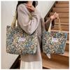 Bolso de Hombro de Gran Capacidad de Aspecto Elevado de Nicho para Mujer 2024 Nuevo Bolso de Lona Ins Bolso Tote Bolso de Mano de Clase Ropa de Trabajo