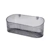Estante de almacenamiento y drenaje multifuncional con ventosa, estante de almacenamiento para cocina y baño montado en la pared sin perforaciones, caja de almacenamiento para lavabo
