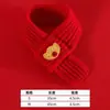 Bufanda para Gato y Perro Año Nuevo Accesorios para Mascotas Bufanda Decorativa Roja Linda Lana Cálida Tejida Cachorro Festivo