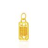 Collar de Oro Shuibei 999 Oro Puro Colgante Fu Collar Entrelazado 3D Oro Duro para Mujer Oro Puro Industria de la Belleza Estilo Caliente