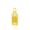 Colgante de Oro Puro 999 Shenzhen Shuibei Collar de Oro Duro 3D Industria de la Belleza Tiktok Live Regalo de Adquisición de Clientes para el Día de San Valentín